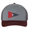 112 Trucker Cap - Greely PTO Heather gray/charcoal/maroon Thumbnail